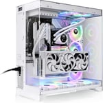 Thermaltake CTE E550 TG Mid-Tower ATX Case Snow White thumbnail 10