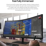 Samsung ViewFinity S6 34" UWQHD 100Hz VA Curved Monitor thumbnail 8