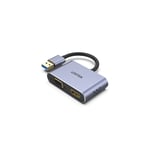 محول USB UNITEK USB 3.0 إلى HDMI و VGA رمادي thumbnail 1