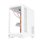 SAMA Neview 3021 Full-Tower ATX Case White Tempered Glass thumbnail 4