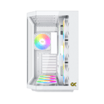 Xigmatek CUBI Mini-Tower Case White Tempered Glass thumbnail 7