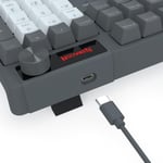 Redragon K718 Full-Size Mechanical Keyboard Red Switch Wired Rainbow Backlit thumbnail 4
