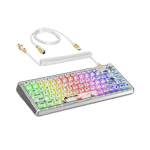 Attack Shark K75 Mechanical Gaming Keyboard Wireless 75% White thumbnail 8