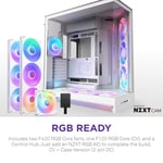 كيس NZXT H9 Flow Mid-Tower ATX أبيض RGB+ thumbnail 4