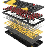 Bloody S98 Mechanical Gaming Keyboard BLMS Red Switch RGB Sports Lime thumbnail 9