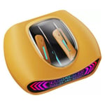 سماعات Transformers TF-T97 TWS بلوتوث 10mm RGB مايك أصفر thumbnail 3