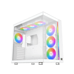 XIGMATEK Aqua Ultra Air Mid-Tower ATX Case White Tempered Glass thumbnail 3