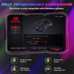 ماوس Redragon Griffin M602-KS 16000 DPI Dual-Mode RGB أسود thumbnail 9
