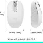 ماوس Logitech M196 1000 DPI لاسلكي رمادي thumbnail 6