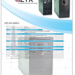يو بي إس GeTX GXK-2000-C 2000VA 1200W Line-Interactive 12V 9Ah (2x) thumbnail 8