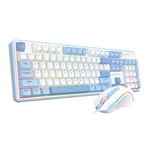 Redragon S139 White Full Size RGB Mechanical Perfect Gaming Combo thumbnail 7