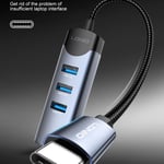 LDNIO DS-144C 4-Port USB 3.0 USB Hub Gray thumbnail 10