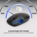 Rapoo 9320M Multi-Mode Wireless Keyboard & Mouse Combo Dark Grey thumbnail 7