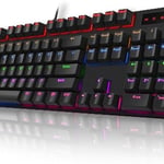كيبورد Rapoo V500 Pro Full-Size ميكانيكي سلكي RGB thumbnail 11