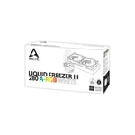 Arctic Liquid Freezer III 280 A-RGB 280mm AIO CPU Cooler White thumbnail 2
