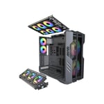 Cooler Master HAF 700 Full-Tower ATX Case Black Tempered Glass thumbnail 5