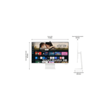 شاشة Samsung M80D 32 انج 3840x2160 60Hz VA أبيض thumbnail 6