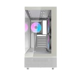DarkFlash DPX90 Mid-Tower ATX Case White Tempered Glass thumbnail 6