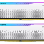 DDR5 32GB (2x16GB) 6000MHz White RGB Desktop Memory thumbnail 2