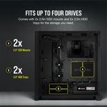 Corsair iCUE 4000D Mid-Tower Case Black Tempered Glass RGB thumbnail 8