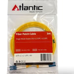 كيبل Atlantic Fiber Optic Patch Cord Single Mode OS2 Duplex LC إلى LC 3m thumbnail 2