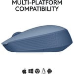 ماوس Logitech M171 1000 DPI لاسلكي أزرق thumbnail 5