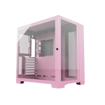 SAMA A711 Mid-Tower ATX Case Pink Tempered Glass thumbnail 5