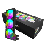 DarkFlash Radiant DC360 360mm AIO Liquid CPU Cooler Black thumbnail 3