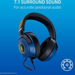 سماعات Razer Kraken V3 X USB سلكية مع ميك بلو thumbnail 7
