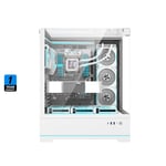 DarkFlash DY450L Pro Mid-Tower ATX Case White Tempered Glass thumbnail 3