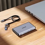 محول UNITEK كارت التقاط فيديو 4K@60Hz مخرج HDMI مزدوج USB-C 5Gbps thumbnail 10