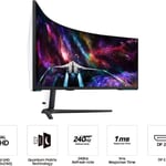 شاشة ألعاب سامسونج أوديسي نيو G9 G95NC منحنية فائقة الاتساع بحجم 57 بوصة (دقة Dual UHD - تقنية Quantum Mini-LED - تردد 240Hz - استجابة 1ms - انحناء 1000R) thumbnail 3