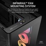 كيس Corsair Frame 4500X Mid-Tower ATX أسود ARGB زجاج مقوى thumbnail 6