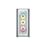Corsair iCUE 5000X Mid-Tower Case White Tempered Glass RGB thumbnail 3