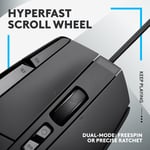 ماوس Logitech G G502 X 25600 DPI سلكي RGB أبيض thumbnail 4