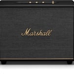 Marshall Woburn III Bluetooth Home Speaker - Loud Stereo Sound with Bass and Treble Controls , Plug-in Powered , Record Player Compatible , HDMI, RCA, 3.5mm Aux Inputs - Black thumbnail 1