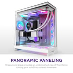 كيس NZXT H9 Flow Mid-Tower ATX أبيض RGB+ thumbnail 8
