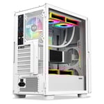 SAMA V Play 4367 Mid-Tower ATX Case White with 7-inch LCD Monitor thumbnail 4