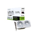 كارت شاشة ASUS Dual GeForce RTX 5060 8GB GDDR7 OC النسخة البيضاء thumbnail 1