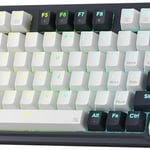 Redragon K673GG RGB Pro 75% Gasket Mechanical Keyboard Dual-Mode thumbnail 1