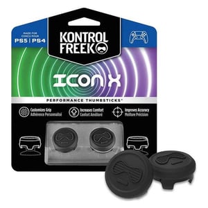 KontrolFreek IconX Performance Thumbsticks Mid-Rise Black PS4/PS5