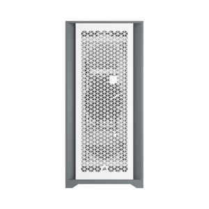 كيس Corsair 5000D Airflow Mid-Tower أبيض زجاج مقسى