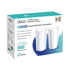 TP-Link Deco X95 AX7800 Tri-Band Mesh WiFi 6 System 2-Pack