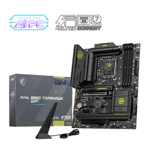 MSI MAG B860 Tomahawk WiFi LGA 1851 ATX Motherboard DDR5 PCIe 5.0 Thunderbolt 4