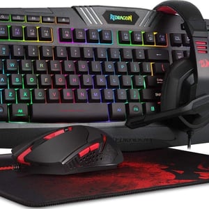 كيت كيبورد وماوس Redragon S101-BA-3 سلكي أسود