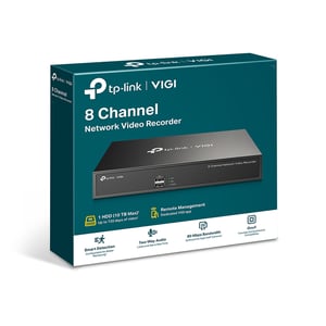 جهاز تسجيل فيديو شبكي TP-Link VIGI NVR1008H بـ 8 قنوات و PoE