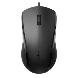 Rapoo N1600 Wired Silent Mouse - Black