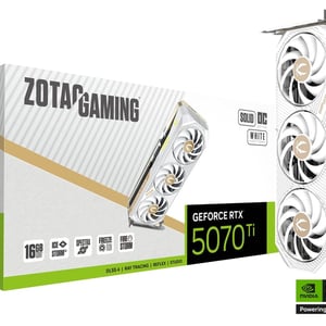ZOTAC Gaming GeForce RTX 5070 Ti 16GB GDDR7 Solid Core OC White Edition