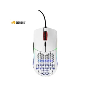 ماوس Glorious Model O Eternal 12000 DPI سلكي RGB أبيض