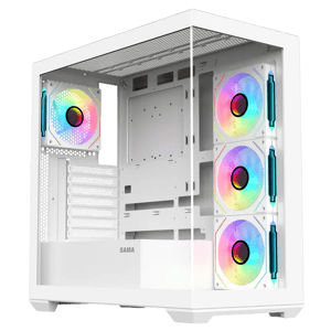 كيس Thermalright Mid-Tower White 4 Fan ARGB